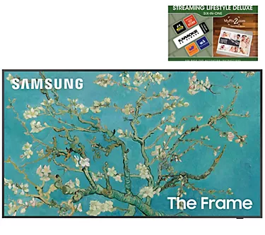 Samsung 75" The Frame 4K Smart QLED TV with Voucher & 2-Yr Warranty
