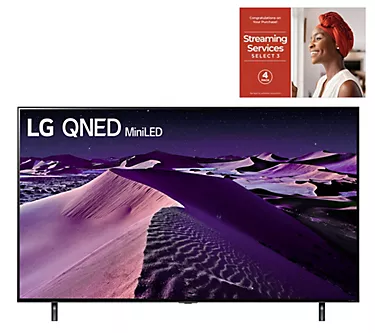 LG 75" Class 85 Series QNED MiniLED 4K UHD Smart WebOS TV with Voucher