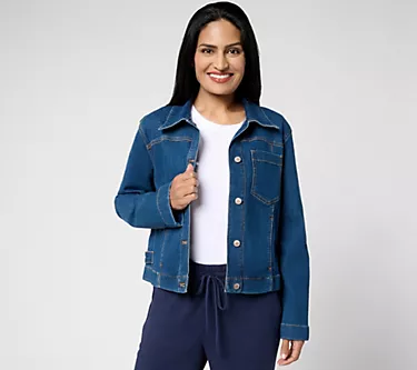 AnyBody Casual Denim Jacket