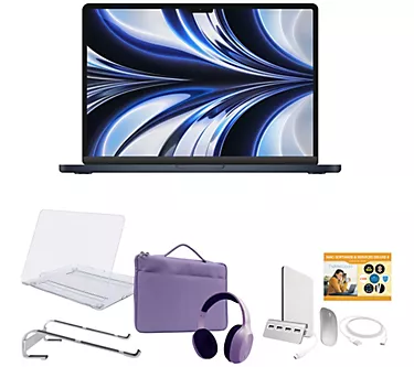 New Apple MacBook Air 13" M2 256GB with Laptop Stand & Voucher