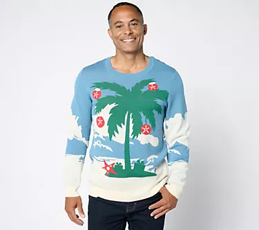 Studio Park X Alberti Popaj Men's Holiday Sweater