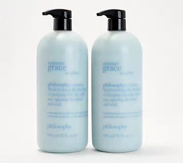 philosophy 32oz supersize summer fine fragrance shower gel duo