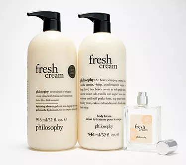 philosophy fresh cream celebration layering collection 3pc