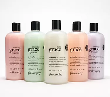 philosophy state of grace 16oz fragrance shower gel 5pc collection