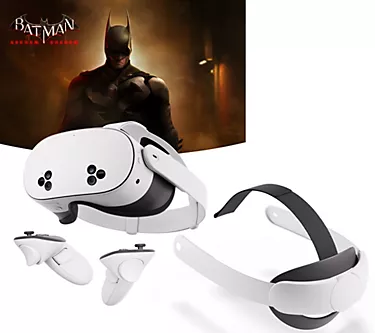 Meta Quest 3S & Elite Strap - 256GB - Batman: Arkham Shadow & Horizon+