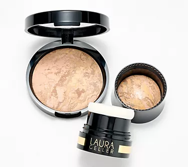 Laura Geller Balance N Glow Home & Away Baked Foundation Set