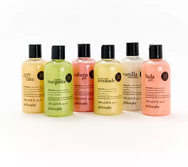 philosophy it's a summer celebration 8oz shower gel 6pc set