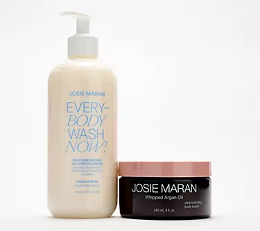 Josie Maran Whipped Argan Oil Body Butter & Nourishing Body Wash Set
