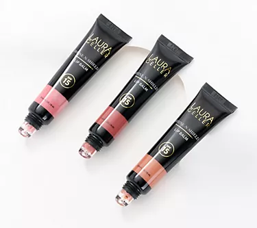 Laura Geller Shine N Shield Lip Oil Trio with SPF 15