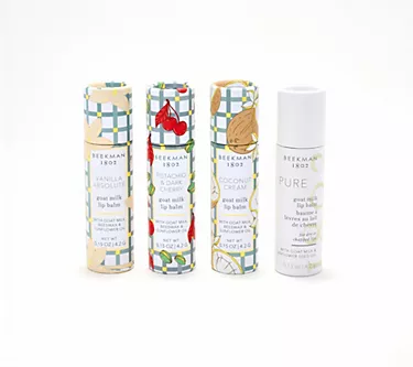 Beekman 1802 Moisturizing Goat Milk Lip Balm Quad