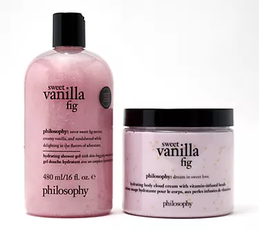 philosophy 16oz shower gel & 16oz cloud cream set