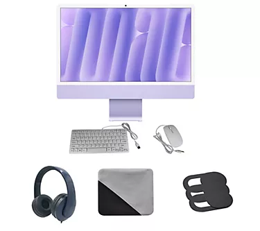 Refurbished Apple iMac 24" M3 8-Core CPU 10-Core GPU 2TB Bundl