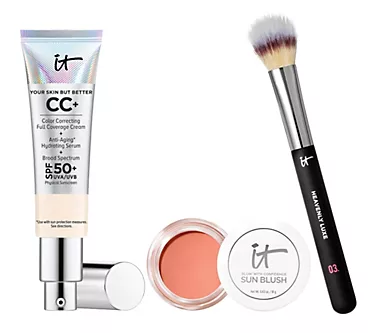 IT Cosmetics Glow with Confidence CC+ SPF 50 3-Pc Collection