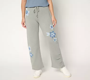 Driftwood Jeans French Terry Gathered_Pant - Steel Grey