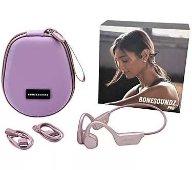 BoneSoundz Pro Bone Conduction Waterproof Headphones with Music Storage