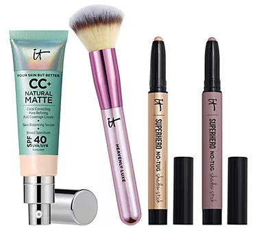 IT Cosmetics CC+ Cream Natural Matte SPF40 4-Piece Collection