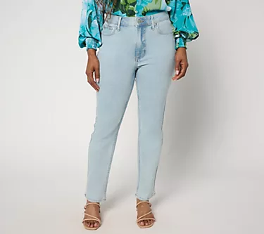 BEAUTIFUL by Lawrence Zarian Regular Classic Straight Leg Ankle Jean-Indi