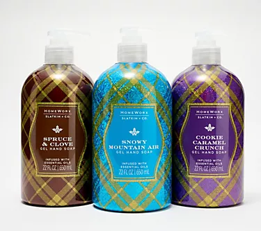 HomeWorx by Slatkin + Co. S/3 22oz Hand Soaps