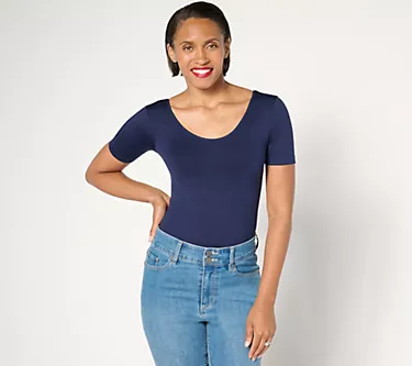 Shapermint All day Everyday Short Sleeve Bodysuit