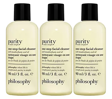 philosophy 3 oz . purity facial cleanser trave l stock up