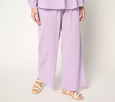 LOGO by Lori Goldstein Beach to Street Petite Cotton Gauze Pants 1 91485-logo-by-lori-goldstein-beach-to-street-petite-cotton-gauze-pants-1.webp