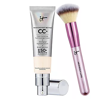 IT Cosmetics CC Cream SPF 50 with Special Edition Brush