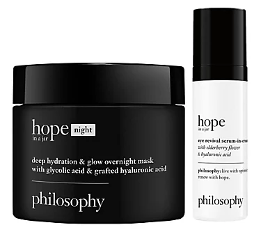 philosophy hope in a jar PM eye & face duo