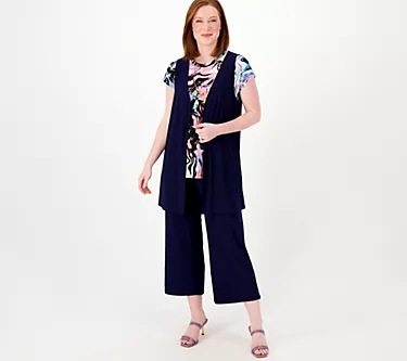 Attitudes by Renee Petite Global Illusion 3 Piece Set