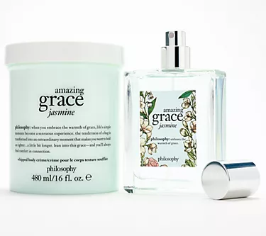 philosophy graceful twist 16oz whipped body creme & 4oz edt set