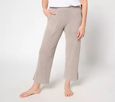Barefoot Dreams Tall CozyChic Ultra Lite Ribbed Pintuck Crop Pant