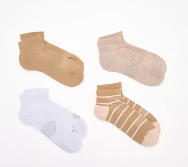 Tommie Copper 4pk UltraBlend Ankle Compression Socks