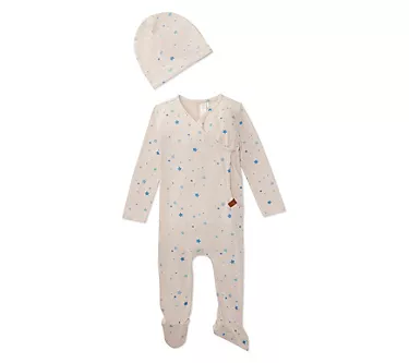 MiniMoi Boys Ribbed Star Footie Set