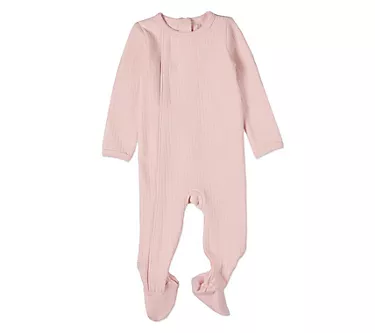 MiniMoi Baby Mon Etoile Cotton Rich Pointelle Footie