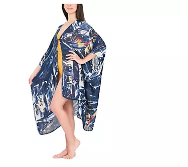 Patricia Nash Ruana Beach Cover-Up in Harbor Nights