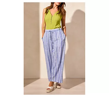 Tribal Linen Blend Striped Flowy Pants 1 98932-tribal-linen-blend-striped-flowy-pants-1.webp