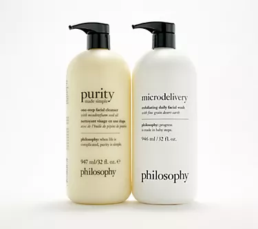 philosophy super-size purity & microdelivery cleansing set