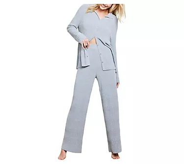 Barefoot Dreams CozyChic Ultra Lite Wave Wide Leg Pant